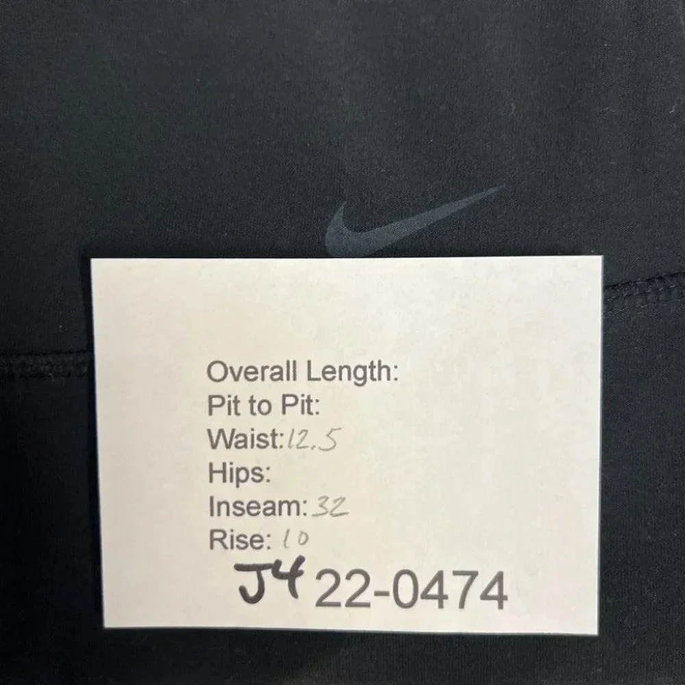 Nike Dri Fit Legend 2.0 Slim‎ Fit Training Pants Black 548512 -010 Womens Small